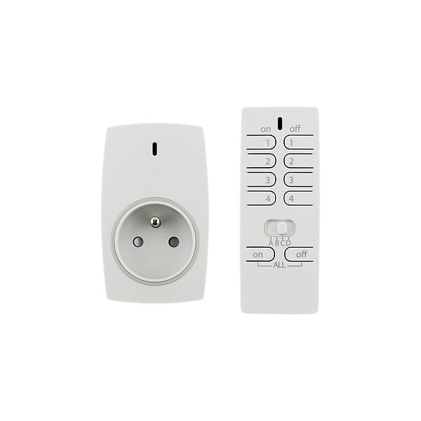 OTIO - Prise sans fil + télécommande 16 canaux - Otio - large