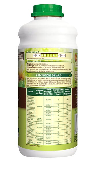 NATUREN - Purin d'orties concentré - Fortifiant naturel potager - 1L - large