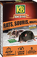 KB HOME DEFENSE - Appât rongeurs céréales - 5 sachets de 25g - vignette