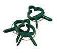 IDEAL GARD - Clips pour plantes PVC vert - 10 pièces - Petit modèle 18cm - vignette