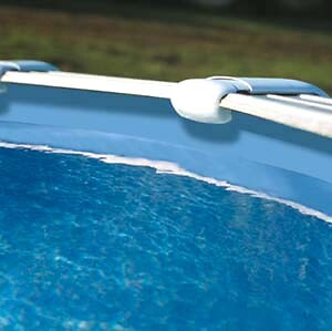 GRE - Piscine acier blanc Atlantis ovale 8,15 x 4,90 x 1,32 m - Gré - large