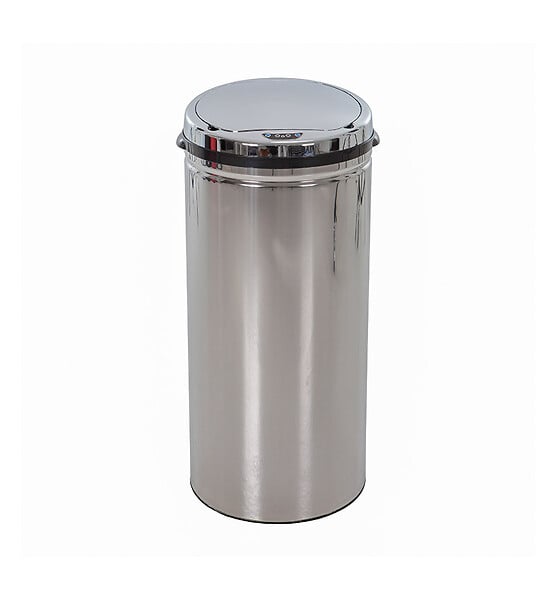 CENTRALE BRICO - Poubelle automatique HAILO Sensor 42L - Inox - H. 76 cm - large