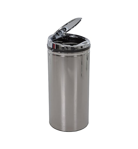 CENTRALE BRICO - Poubelle automatique HAILO Sensor 42L - Inox - H. 76 cm - large