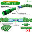 VOUNOT - Tuyau d’Arrosage Extensible 30m avec Accessoires vert - vignette