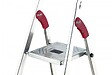HAILO - Escabeau Hailo L60 sécurisé pliable - 6 marches - 3.03m - en alu ultra léger - vignette