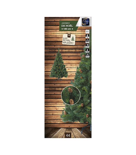 FEERIC LIGHTS & CHRISTMAS - Sapin de Noël artificiel Vert avec Pomme de Pin H 180 cm - large