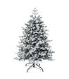 FEERIC LIGHTS & CHRISTMAS - Sapin de Noël artificiel  vert floqué enneigé qualité premium H 150 cm - vignette