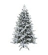 FEERIC LIGHTS & CHRISTMAS - Sapin de Noël artificiel  Vert floqué enneigé qualité premium  H 210 cm - vignette