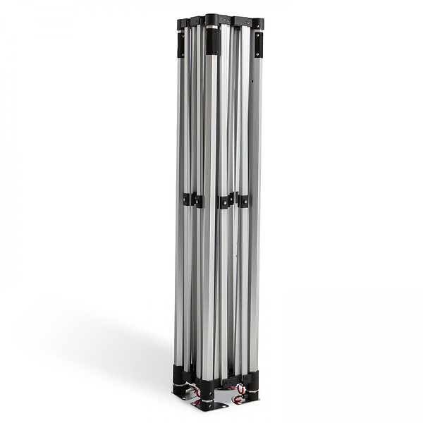 OVIALA - Tente pliante en Aluminium 3x3m blanche - PRO 40 - large