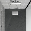AURLANE - Grille perforée en inox pour receveur - 20.15x12.3x0.55cm - ROCK 2 GRID DRILL - vignette
