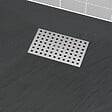 AURLANE - Grille perforée en inox pour receveur - 20.15x12.3x0.55cm - ROCK 2 GRID DRILL - vignette