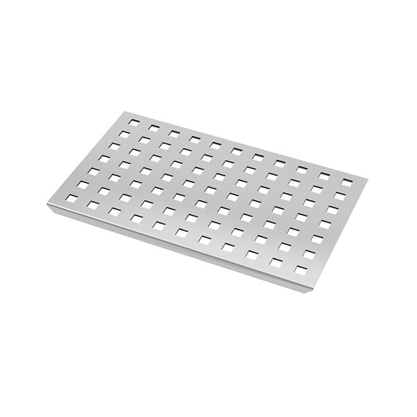 AURLANE - Grille perforée en inox pour receveur - 20.15x12.3x0.55cm - ROCK 2 GRID DRILL - large