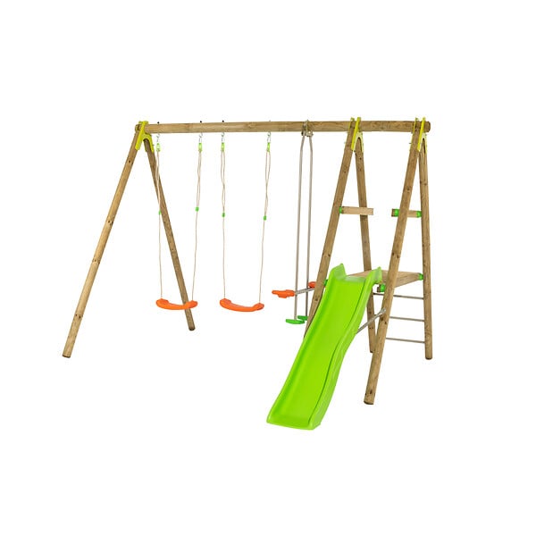 TRIGANO - Portique de 2.3m avec 4 agrès pour enfant TUTTI - large