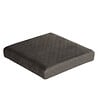 5 FIVE SIMPLY SMART - 2 en 1 Pouf et Coffre de rangement en velours Gris 31 x 31 cm - vignette
