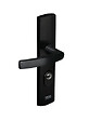 BRICARD - Poignées de porte blindées Diva - Béquille-Béquille - Noir - 242x52mm - vignette