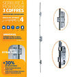 BRICARD - Serrure encastrée multipoint 8150 20X40 - vignette