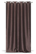 JBY - Rideau 140x240cm 8 oeillets Pegaze chocolat - vignette