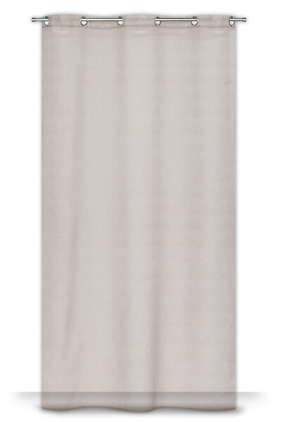 JBY - Voilage 6 œillets Zephyr - Taupe - L.140xH.240cm - large