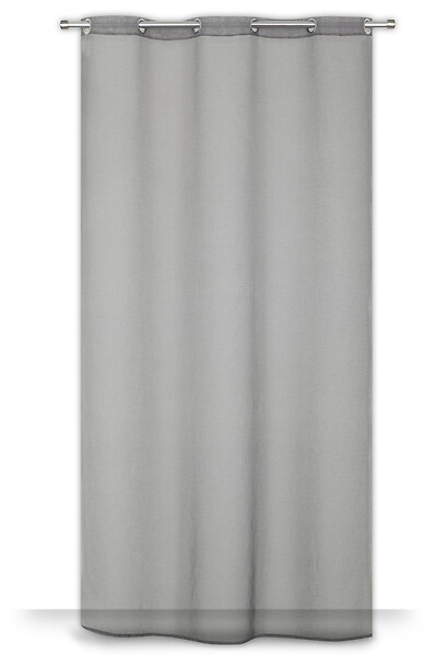 JBY - Voilage 8 oeillets Zephyr gris - L.140xH.240cm - large