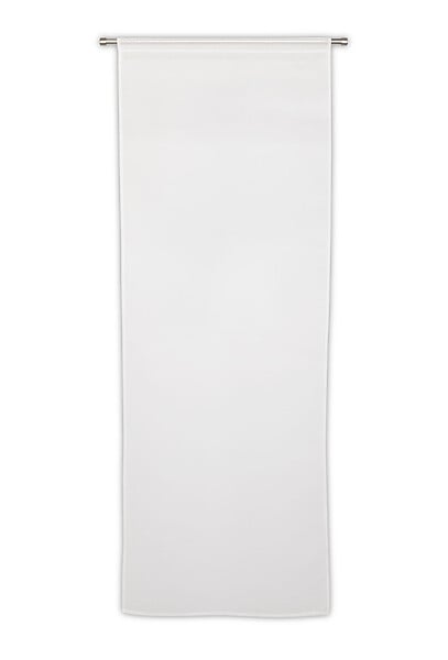 JBY - Vitrage décoratif Emmie - Blanc - 70x190cm - large