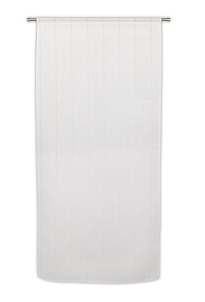 JBY - Vitrage blanc Andria - 1 panneau - 90x190cm - large