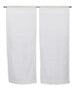 JBY - Paire de vitrages Alatus - Blanc - 2x60x160cm - vignette