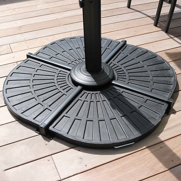 OVIALA - Dalle de parasol lestée 14 kg - Solys - large