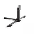 OVIALA - Pied de parasol pliant acier noir 84 x 84 cm - Solys - vignette
