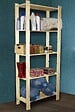 CENTRALE BRICO - Etagère Pin, 5 tablettes , l.65 x P.28 x H.170 cm - vignette