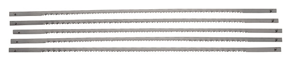 BAHCO - Lames de scie à chantourner acier - Lot de 5 - 150mm - large