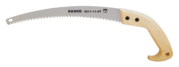 BAHCO - Scie arboricole bois - Lame 280mm - Denture trempée - large