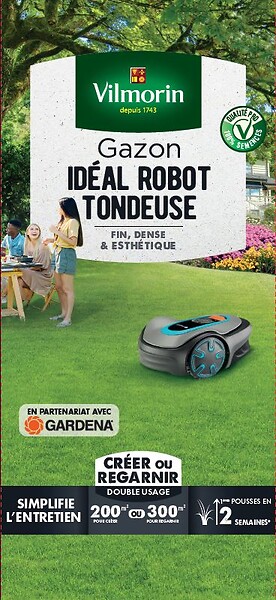VILMORIN - Semences gazon Idéal Robot Tondeuse - 5 kg - large