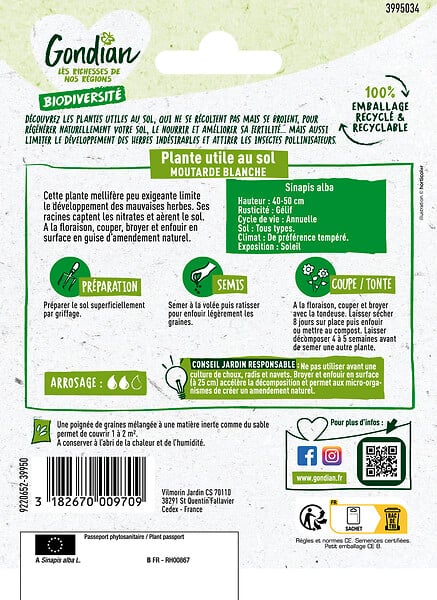 GONDIAN - Engrais vert Moutarde Blanche Gondian - large