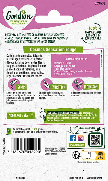 GONDIAN - Cosmos Sensation Rouge Gondian - large