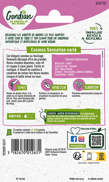 GONDIAN - Cosmos Sensation Varié Gondian - large