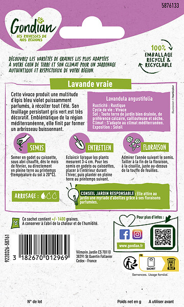 GONDIAN - Lavande Vraie Gondian - large