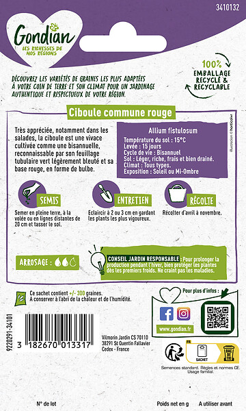 GONDIAN - Ciboulail Commune Rouge Gondian - large