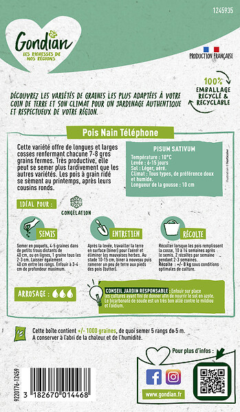 GONDIAN - Pois Téléphone Nain Gondian - large