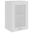 VIDAXL - vidaXL Armoire en verre suspendue "Lyon" Blanc 40x31x60 cm - vignette
