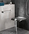 GODONNIER - Siège de douche aluminium Design15 Gris Charge 150 kg - vignette