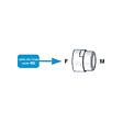 ECOPERL - Régulateur de débit douche - Laiton chromé - 10 L/min - vignette
