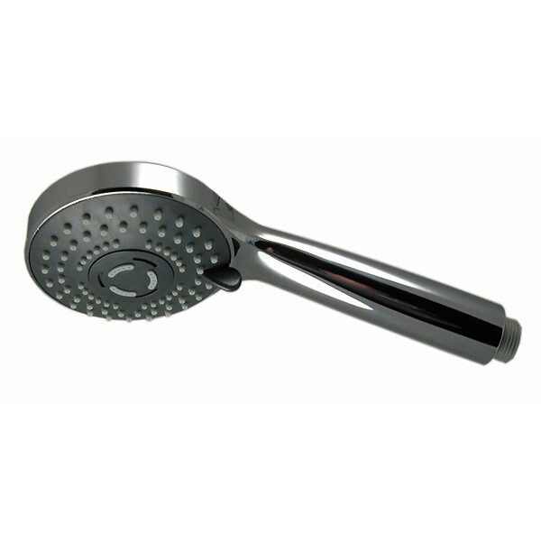 ECOPERL - Douchette Eco diam. 100mm chrome 3 jets anticalcaire - large
