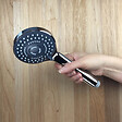 ECOPERL - Douchette Eco diam. 100mm chrome 3 jets anticalcaire - vignette
