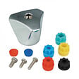 ECOPERL - Croisillon tricorne mélangeur ABS chromé - kit avec inserts - vignette