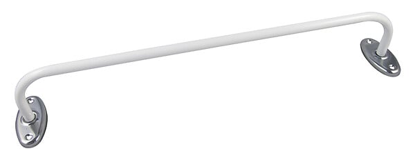 GODONNIER - Porte-serviettes 1 branche - Acier époxy - Blanc - 52cm - large