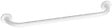 GODONNIER - Barre de Maintien GODONNIER droite 60cm Acier époxy Blanc - vignette