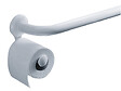 GODONNIER - Dérouleur papier WC aluminium blanc - Sans perçage - vignette