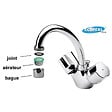 ECOPERL - Mousseur idéal lavemain 2,5 litres-min F22x100 Economie d'eau 80% - vignette