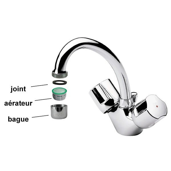 ECOPERL - Mousseur idéal évier 6,0 litres-min F22x100 - large