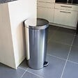 HAILO - Poubelle de cuisine à pédale 30L Chromée - SELEKTA - vignette